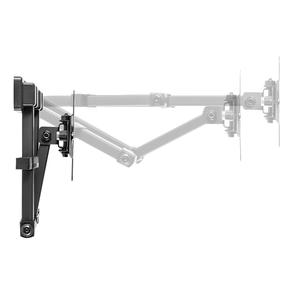 Full motion 3-way wall mount, 13-27" up to 20 kg, tilt, rota