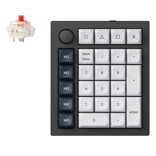 Keychron Q0 Max RGB QMK/VIA Knob Version numerisk tastatur (sort)