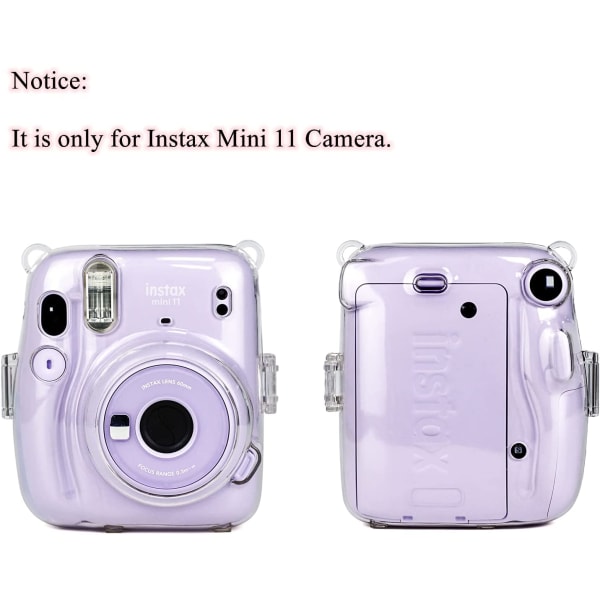 Instax Mini 11 kameraväska transparent