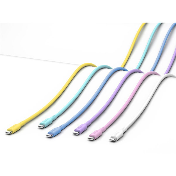 USB-C™-silikonkabel, 1,5 m, lila