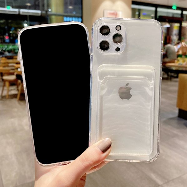 Skyddande magnetiskt skal för iPhone 16-serien med korthållare iPhone 16 Pro