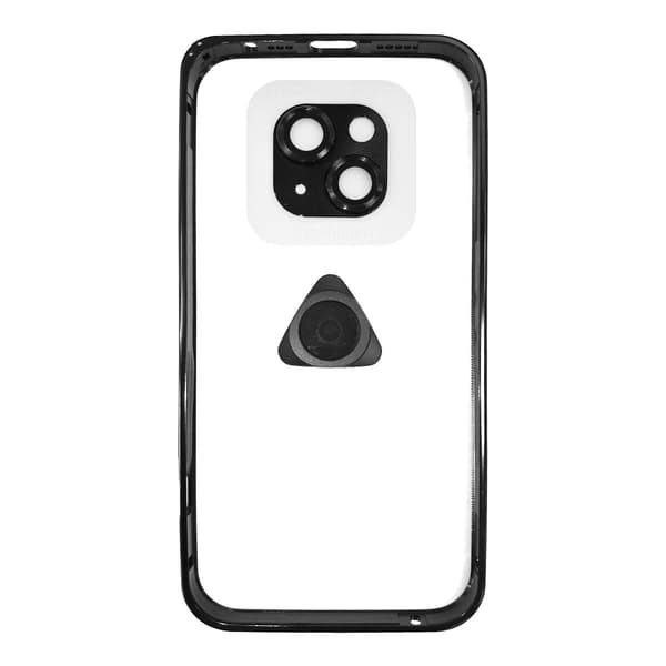 Aluminiumslegering Bumper Case til iPhone 13/13 Pro Black Black