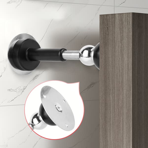 Svart hydraulisk buffert dörrstopp – Ingen borrning krävs 2 2