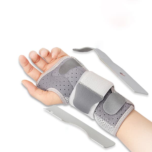 Justerbart Handledsstöd för Smärtlindring - Vänster Hand Grey M Grey M