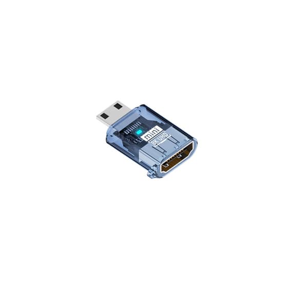 USB-C til HDMI-adapter 2-pack – 8K@60Hz HDMI 2.1 med HDR 12-bit, PC-hus til laptops, tablets og telefoner, til streaming og præsentationer, plug-and-p Blue