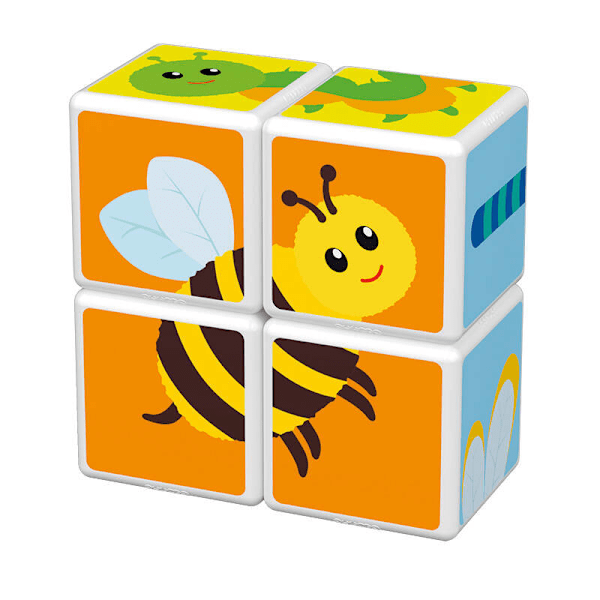 Magicube Printed Insects magneettipalikat + kortit 7 kpl GEOMAG GEO-121