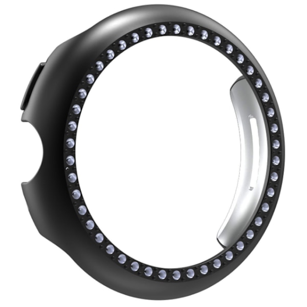 Google Pixel Watch 3 -kotelo, PC ja tekojalokivisuojakuori Musta 45 mm