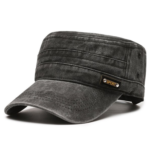 Retro Denim Kasket til Herrer Sort