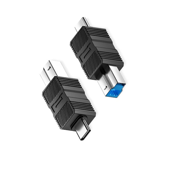 USB 3.0 B Han(M) til C Han(C-M) Adapter (2-pak)