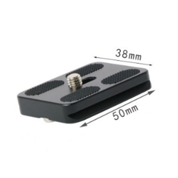 Aluminiumslegering stativhoved PU-50 - Hurtigudløserplade Sort