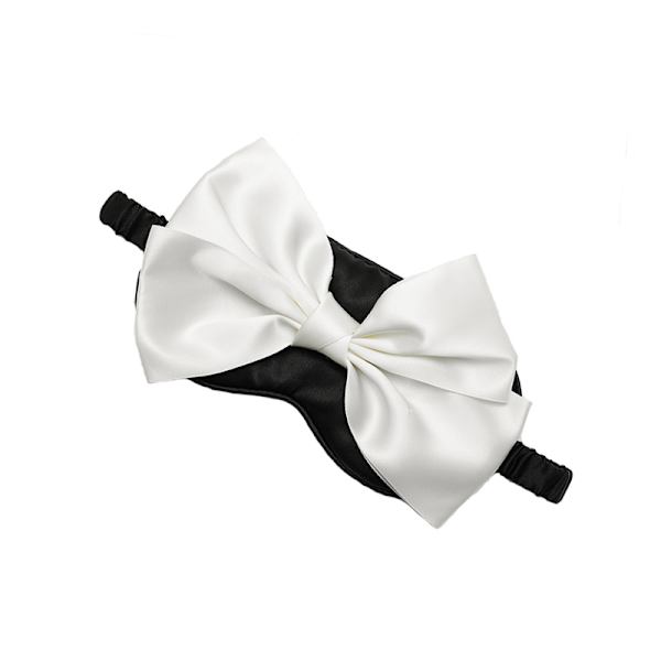 Silkkinaamio suurella rusetilla