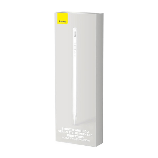 Baseus Smooth Writing 2 Stylus Pen med LED-indikatorer (hvid)