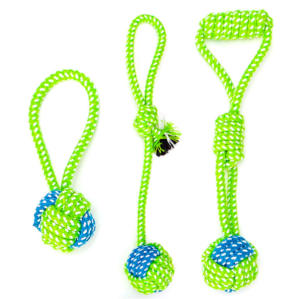 Pet Toy Combo Set - Tuggleksaker i bomullsrep för hundar