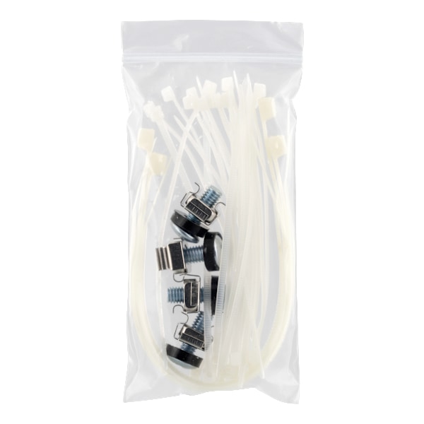 UTP patch panel 24xRJ45 Cat6 0.5U 19" cable support black