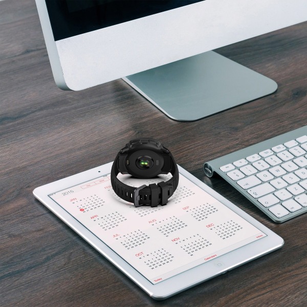 Officiel silikone urarmbåndsrem til Garmin Instinct 2X Sort