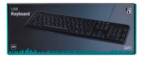 Keyboard, Swedish, USB, black