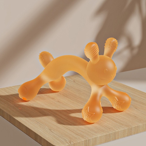 Tyggelegetøj til kæledyr med opbevaringsboks - Bunny Design Beige