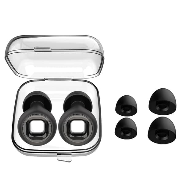 Melua vaimentavat korvatulpat Black Black