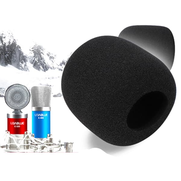 Mikrofonöverdrag i svamp, 2-pack 50 mm 50 mm