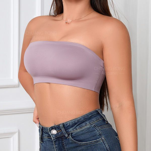 Sømløs Bandeau BH L