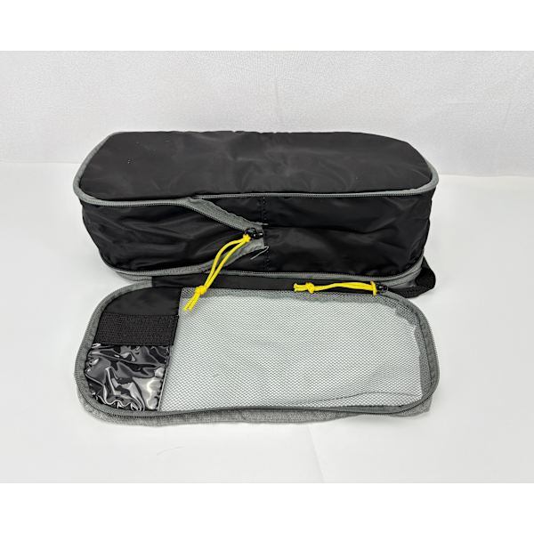 Set med 3 packkuber för resor Black Black