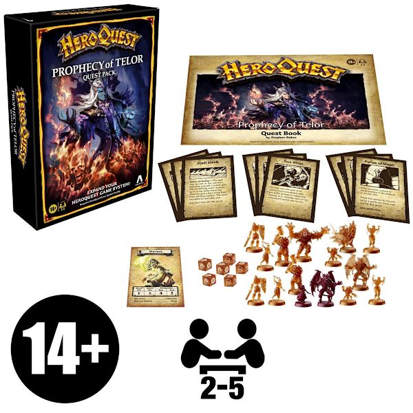 Lautapeli HeroQuest: Prophecy Of Telor Quest Pack (Laajennuspakkaus)