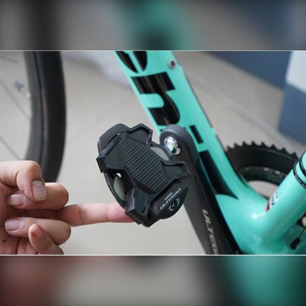 SPD pedaladapter konverterer clipless til platform til landevej med polyamid PA6, sekskant anti-slip matrix og værktøjsfri montering, kompatibel med S