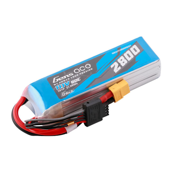 Gens ace G-Tech Soaring 2800mAh 11,1V 60C 3S1P LiPo XT60