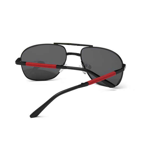 Foldbare polariserede solbriller - A345 stel linse Black + Black Black + Black