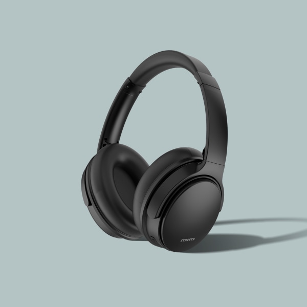BT500 BT noise-cancelling headphones mic. black