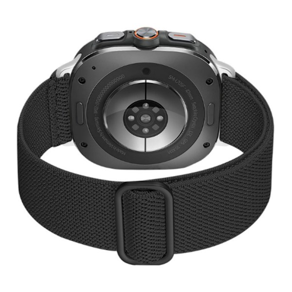 Samsung Watch 7 Ultra Elastisk nylonrem Svart