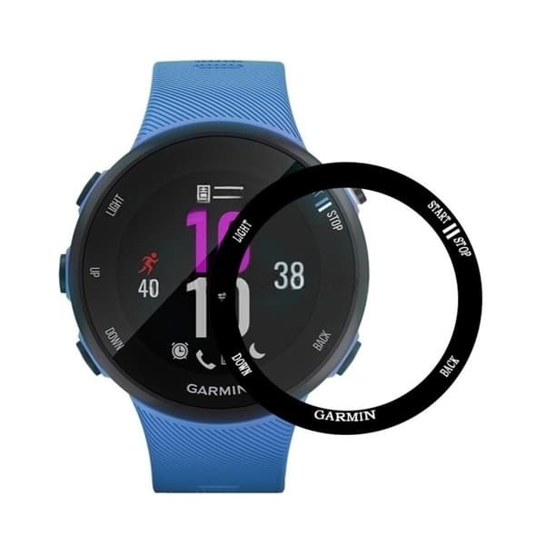 Kompositmaterial Full Lim Svart 2-Pack Skärmskydd Kompatibelt med Garmin Vivoactive 4S