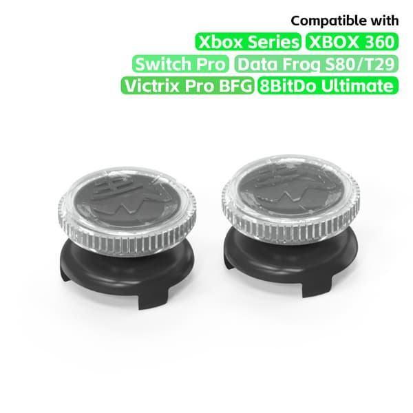 Joystick Caps til Xbox Series/XBOX360/Switch Pro Black Black