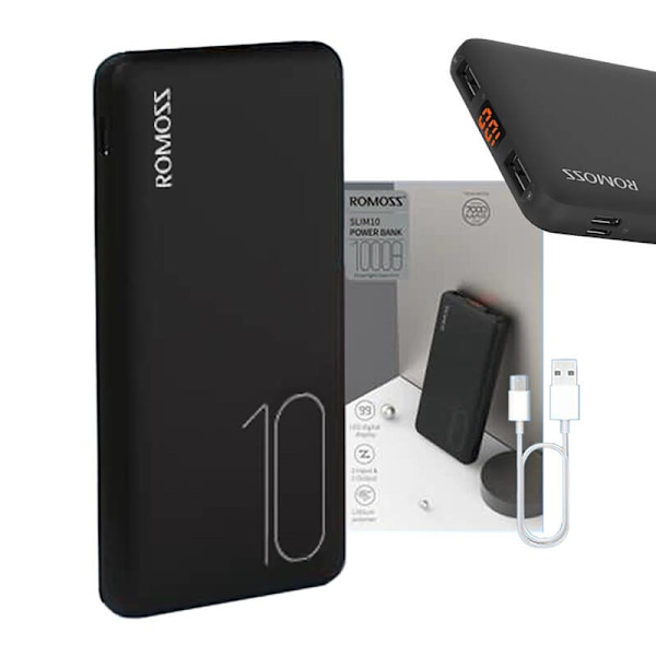 Powerbank Romoss PSP10 10000mAh (svart)