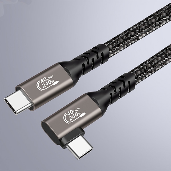 USB4-datakabel - Gråmetall 2 m