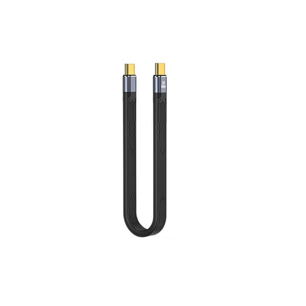 USB-C til USB-C kabel, 10Gbps USB 3.1 Gen2, 100 W PD-hurtigopladning, 4K ved 60 Hz, 22cm til data og opladning