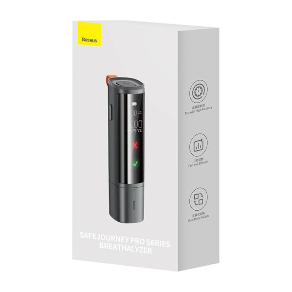 Elektronisk alkomätare Baseus SafeJourney Pro (grå)
