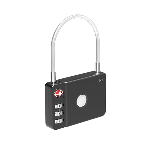 MILOCK Smart Anti-Loss Bagagelås Svart