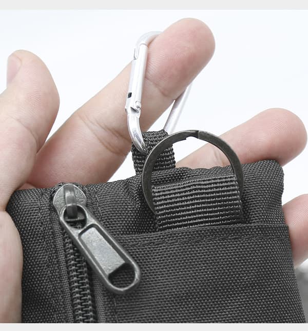 Tactical Waist Key Pouch Black Black