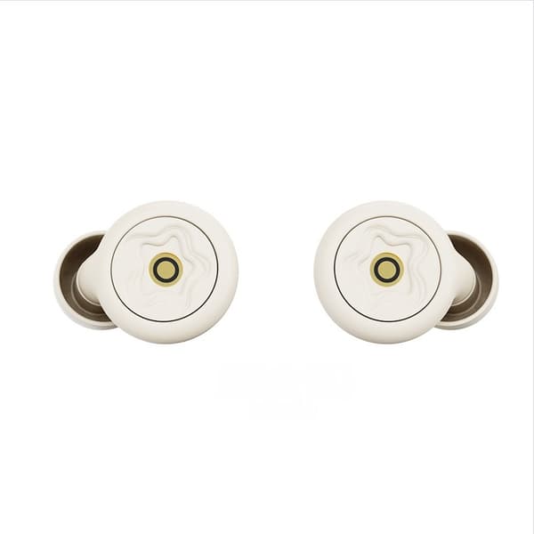 Super Ljudisolerande Brusreducerande Silikon Öronproppar - 1 Par Beige Beige