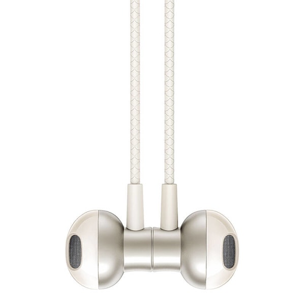Joyroom JR-D8 trådlösa hörlurar med nackband (gräddvita)