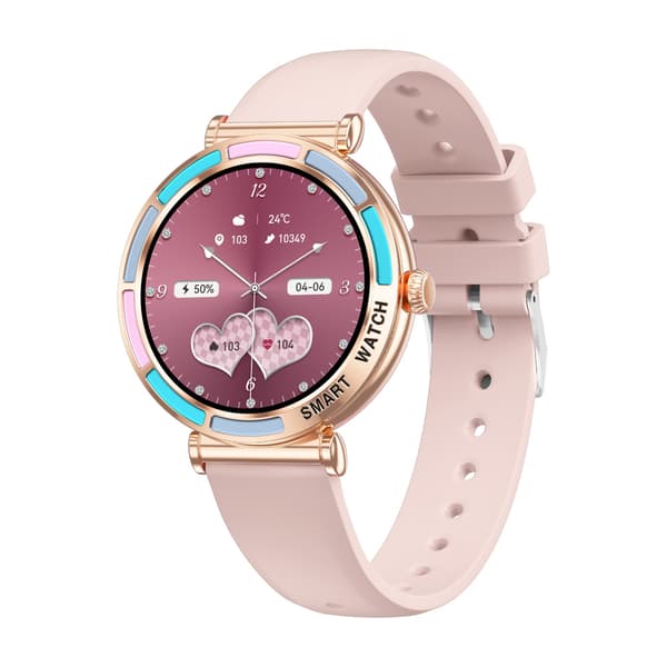 Multifunktionell Smartwatch med Bluetooth-samtal och Hälsoövervakning, kompatibelt med FitCloudPro Gold Gold