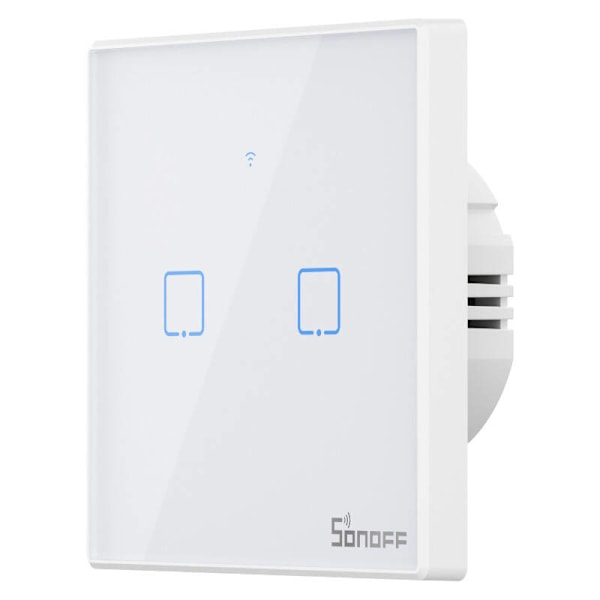 Smart Switch WiFi + RF 433 Sonoff T2 EU TX (2-kanavainen) päivitetty