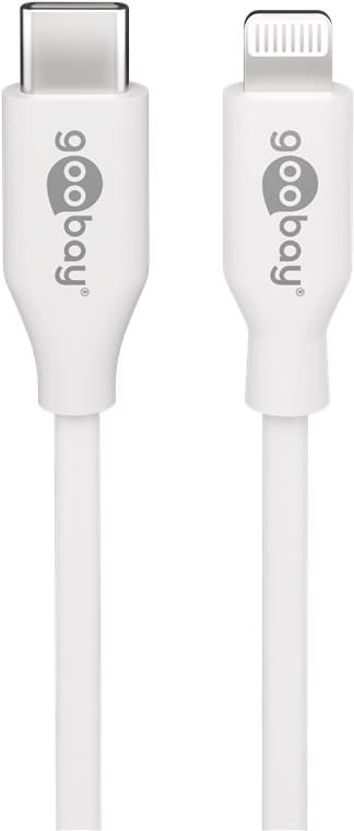Lightning till USB-C™ laddnings- och synkroniseringskabel, 1 m, vit