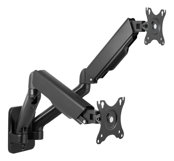 Dual wall gas spring, 17"-32", 2-9kg