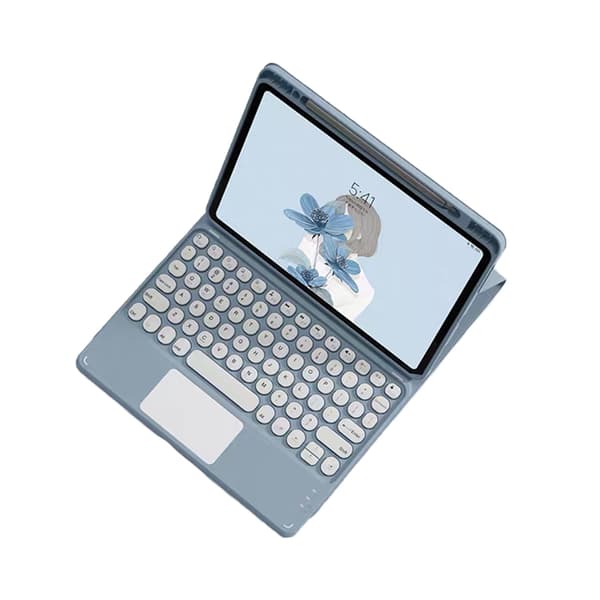 Xiaomi Pad 6/6 Pro Bluetooth-tangentbordfodral med styrplatta - [Touch Control] Mist Blue