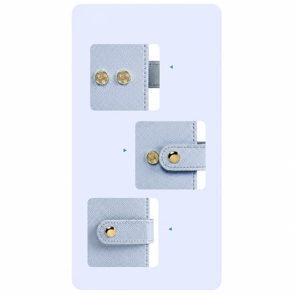 Magnetiskt läderplånboksfodral kompatibelt med iPhone 18 Pro Max och iPhone 17 Pro Max