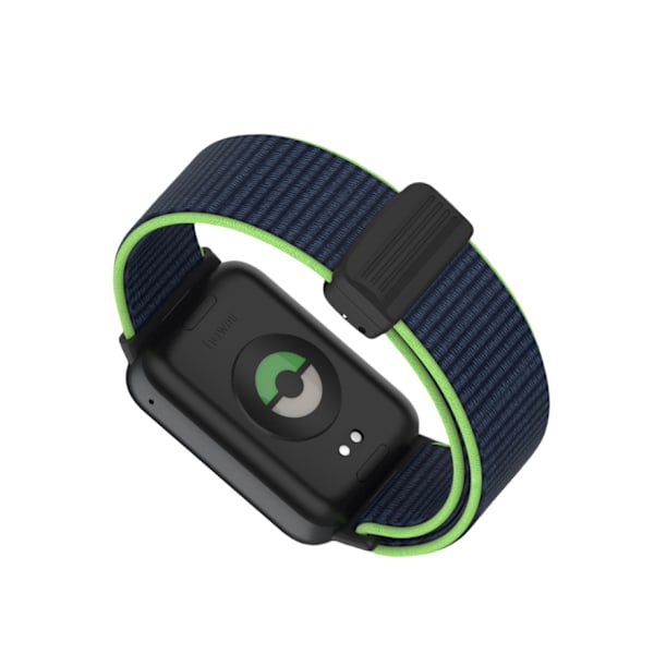 Nylon klockarmband för Xiaomi Smart Band 9/8 Pro, Redmi Watch 5/4 Grön+Blå