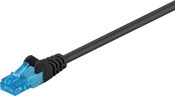 Patchkabel CAT 6 A, U/UTP, svart