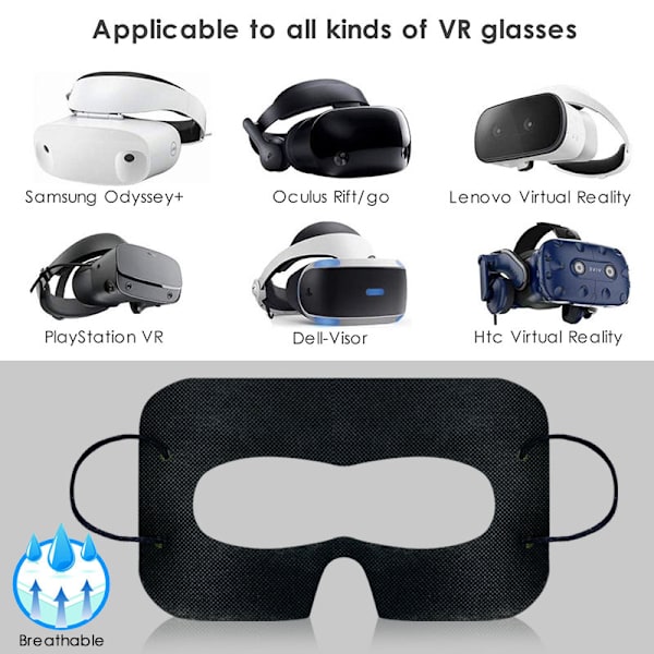 VR Engångsögonmasker för Vision Pro/Meta Quest 3, 100-pack